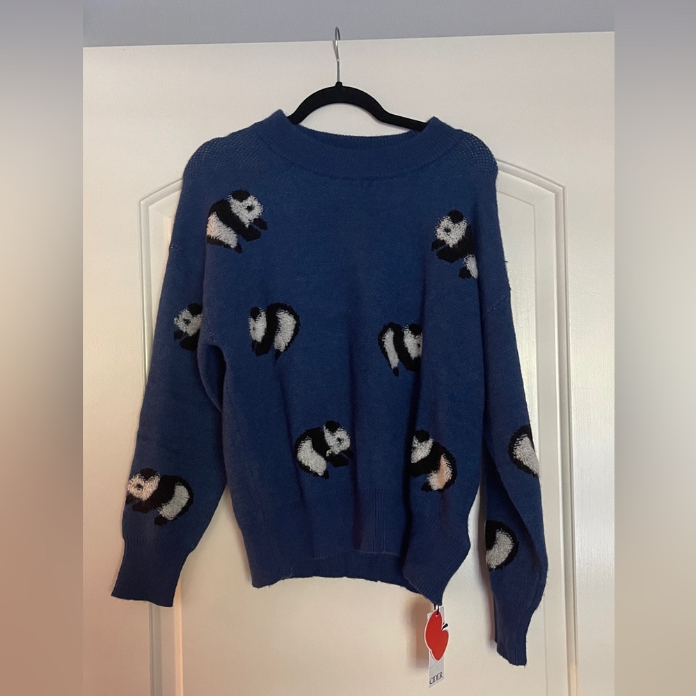 Panda knitted sweater CIDER